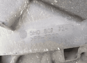 Ślizg zderzaka prawy przód Vw Golf 8 VIII 5H0807724D 4