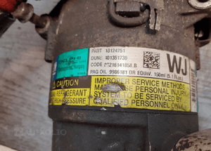 SPRĘŻARKA KLIMATYZACJI OPEL ASTRA 1.7CDTI 13124751 ORYGINAŁ WYSYŁKA! 5