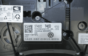 LICZNIK ZEGARY VW TOURAN III 5TA 12196K 5TA920740D 5