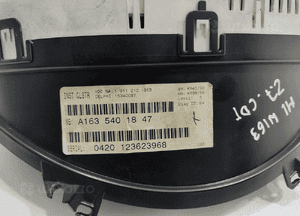 Licznik mercedes ml W163 2.7 cdi A1635401847 1997-2001 europa 7