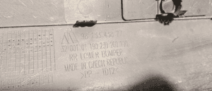 Dokładka zderzak spoiler hokej tył tylny citroen C3 iii 3 2016- 6