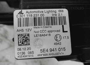 Skoda octavia iv 4 led lampa przednia lewa 8