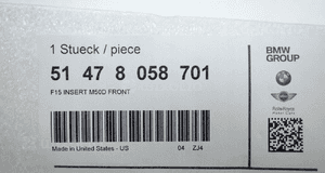 Bmw X5 F15 X6 F16 M50D 2013- listwa nakładka progowa przód 51478058701 5