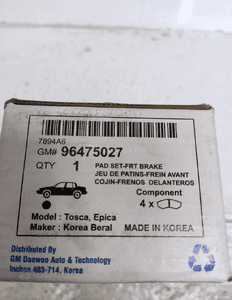Chevrolet epica 06- klocki hamulcowe przód przednie nowy oryginał 2