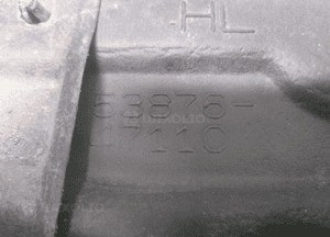 BŁOTNIK PRZÓD NADKOLE LEWE TOYOTA PRIUS IV 4 15- 53876-47110 5