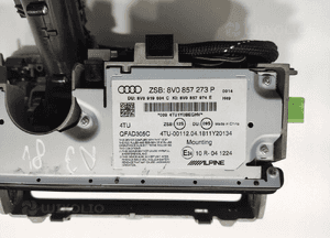 Ekran monitor wyświetlacz nawigacji audi A3 8V 8V0857273P 2016-2019 lift 5
