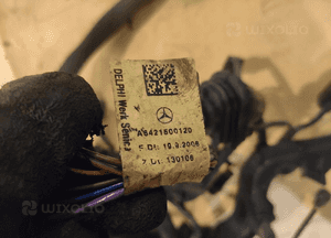 MERCEDES OM642 3.0 CDI OKABLOWANIE INSTALACJA WIĄZKA SILNIKA WTYCZKI KPL 10