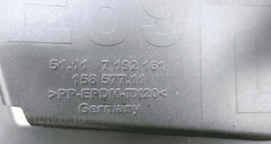 Ślizg zderzaka lewy przód bmw Z4 E89 09-16 7192161 5
