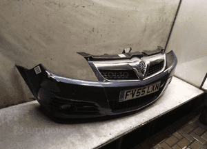 Zderzak przód przedni opel vectra c lift fl Z168 szary grafitowy 3