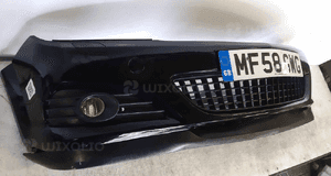 Zderzak przód przedni opel astra h 3 iii gtc Z20R czarny halogeny słaby stan ! 4
