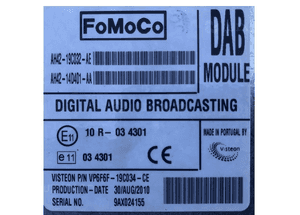MODUŁ AUDIO DAB AH42-19C032 RANGE ROVER SPORT Facelift 2009-13 2