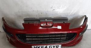 Zderzak przód przedni do peugeot 407 halogeny ekqd 1