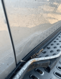MERCEDES gl ml 164 drzwi lewy przód szyba klamka listwa srebrne 2