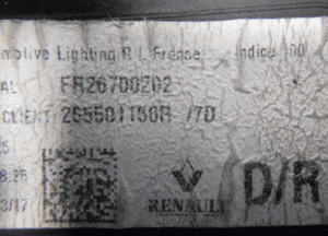 Renault megane 4 iv lampa prawy tył prawa tylna 10