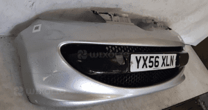 Zderzak przód przedni do peugeot 107 ezrc srebrny 3