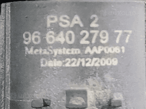 Czujnik parkowania cofania pdc peugeot 3008 i 9664027977 2009-2012 7