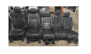 Siedzenia skórzane czarne komplet LAND ROVER DISCOVERY 3 III 2