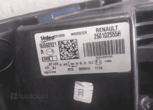 LAMPA PRZÓD PRAWA RENAULT MEGANE IV 4 SOCZEWKA LED 260102555A 6