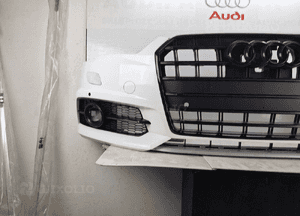 Zderzak audi S6 A6 s-line C7 4G 4G0 lift 2015-2018 grill radary black-line 3