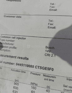 Citroen peugeot ford 1.4 wtryskiwacz 0445110340 2