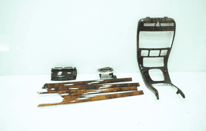 Decor drewno listwa konsola kpl ramka biegow mercedes cl W215 lift 4