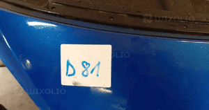 Zderzak przód przedni do peugeot 207 niebieski kmf 2