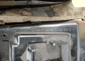 Schowek półka kierowcy deski konsoli BMW 5 E39 8255949 4
