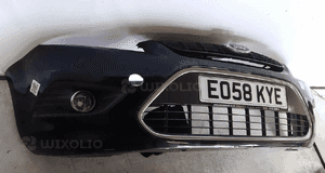 Zderzak przód przedni ford focus MK.2 2 ii lift fl F3 czarny halogeny 4