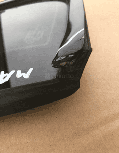 Szyba boczna lewa tył trójkat Porsche Macan 95B845297 4