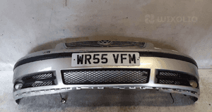 Zderzak przód przedni do volkswagen vw sharan halogeny grill LA7W srebrny 1
