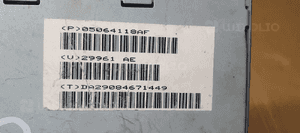 Wzmacniacz radia moduł Jeep Grand Cherokee III WH 05064118AF 5