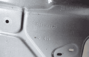 DACIA LODGY 2012- DRZWI PRAWY TYŁ PRAWE TYLNE 7