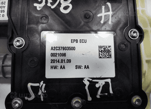 Mechanizm hamulca ręcznego peugeot 508 i 9801605680 2010-2014 5