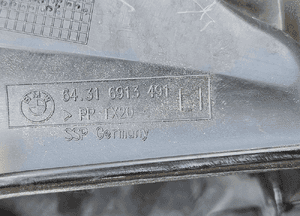 BMW E60 E61 2.0 D podszybie kierownica powietrza wlot 2