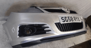 Zderzak przód przedni opel vectra c lift fl Z157 srebrny  halogeny !!! 4