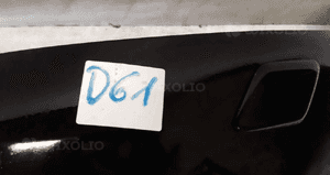 Zderzak przód przedni do honda civic viii 8 ufo spryski xenon halogeny B92P czarny 2