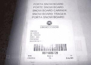 Fiat 500 bagażnik do snowboardu oryginał 71805709 2