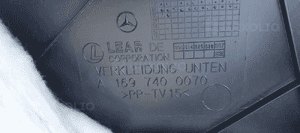 Tapicerka osłona klapy bagażnika Mercedes W169 A1697400070 6