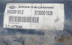 Wał napędowy 3720001526 iveco daily 50C18 3 iii 3.0 hpi 5