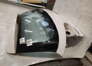 Klapa bagażnika tył tylna vw volkswagen golf 6 LB9A biała hb 4