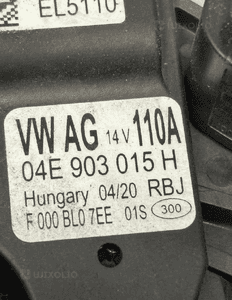 ALTERNATOR VW SKODA SEAT AUDI 04E903015H ORG FV 3