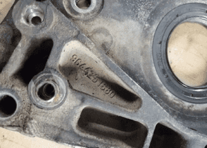 Obudowa uszczelniacz wału Peugeot Citroen 2.0 HDI 9644251680 3