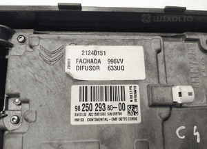 Wyświetlacz monitor nawigacji citroen C4 picasso ii 9825029380 2016-2019 11