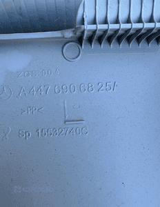 Mercedes 447 VITO V klasa słupek A C D ramka drzwi plastik drzwi 16