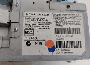 Ekran wyświetlacz monitor jaguar xf X250 i 1 8X23-10E889-AE 2