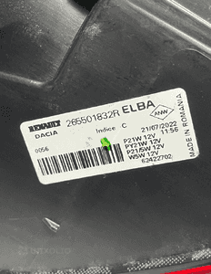 Lampa prawy tyl dacia sandero iii 3 265501832R org 8