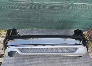 Zderzak Tyl Tylny S-Line Czarny LZ9Y Dyfuzor Czujniki PDC Audi A4 B8 Sedan 08r 9