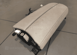 Bmw 7 F01 F02 podłokietnik schowek telefon beżowy skóra stan db 3