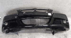 ^ ZDERZAK PRZÓD PRZEDNI BMW E90 E91 LIFT FL M PAKIET ///M HALOGENY CZARNY SCHWARZ 2 1
