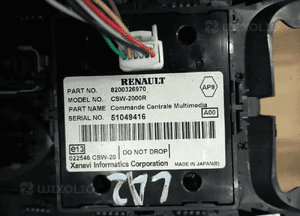 Renault Laguna II panel sterowania navi nawigacji radia 8200326970 2